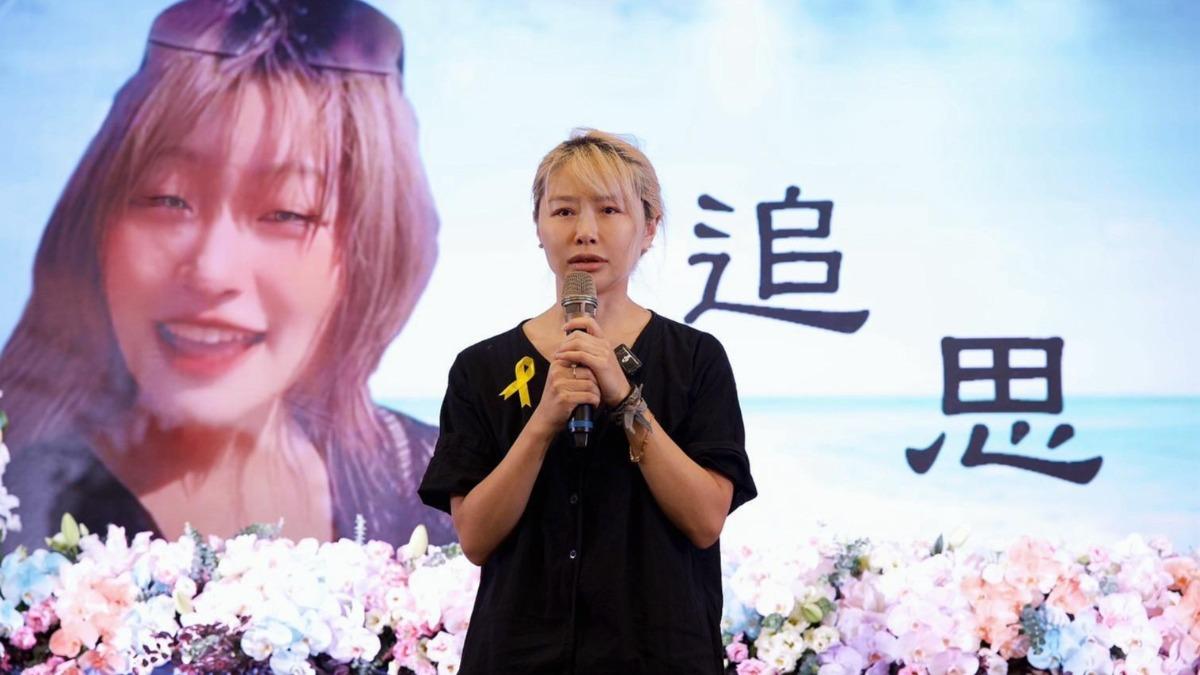 受害者母親在告別式上並未等到肇事者的出現與道歉。(圖/小超人綜合體能俱樂部提供)