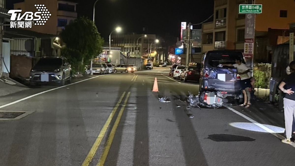 苗栗死亡車禍!34歲騎士遇違停擋路 煞不住猛撞慘死