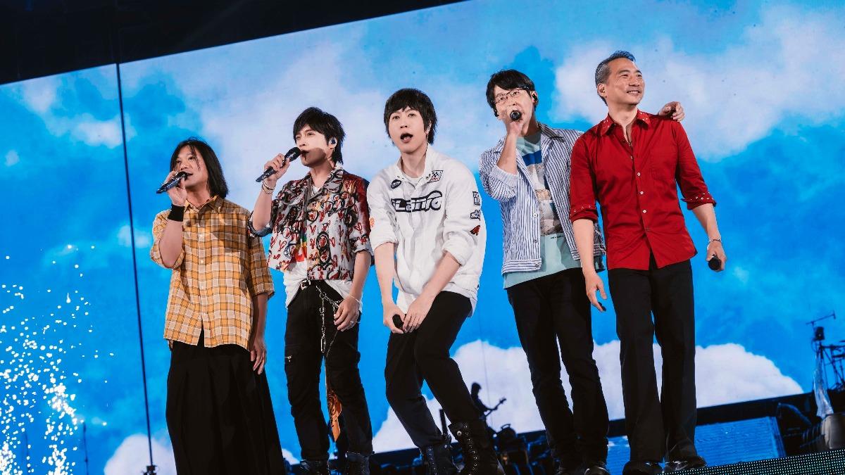 五月天相當關心花蓮災情，捐款500萬幫助當地重建。（圖／相信音樂提供）