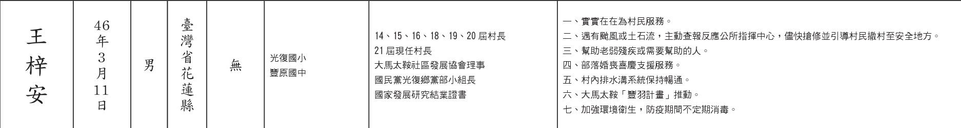 網友翻出王梓安的選舉公報。(圖/TVBS)