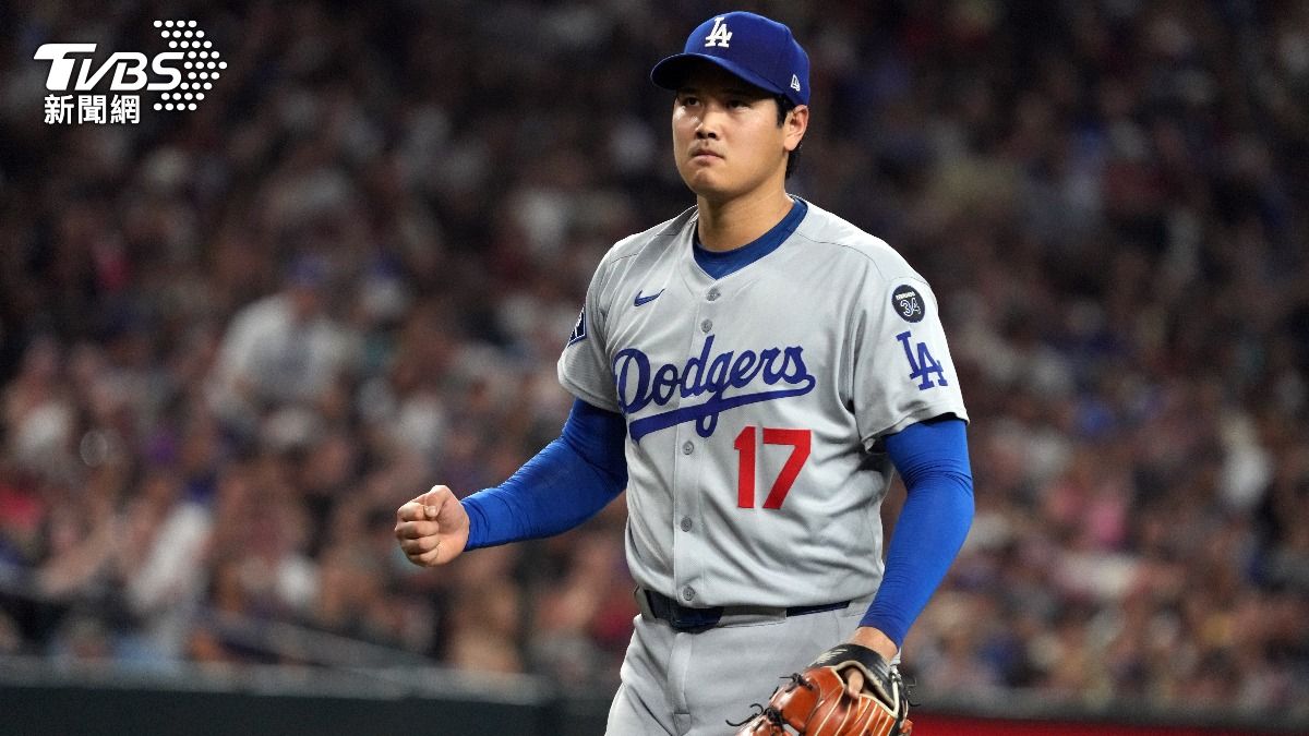 大谷翔平暫定是道奇外卡系列賽G3的先發投手。(圖/達志影像美聯社)