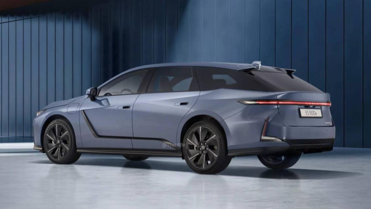 藝術家Theottle以新世代Lexus ES為基礎,設計出名為ES SportCross的旅行車概念圖,引起車迷關注。(圖/Theottle提供)