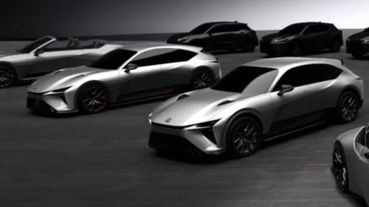 2021年底Lexus曾公開一系列電動概念車,展示了包含房車、獵跑、跨界休旅及敞篷車等多種不同車型。(圖/ Lexus提供)