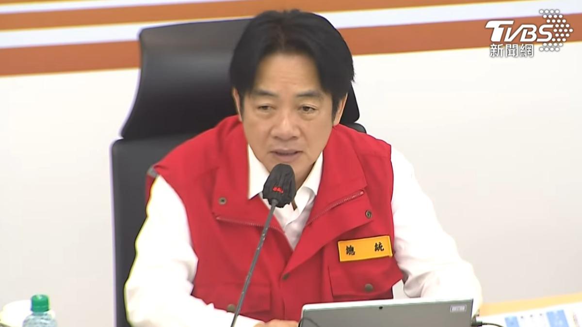 致敬全台救災超人!賴清德關心「官兵輪替、食宿健康」