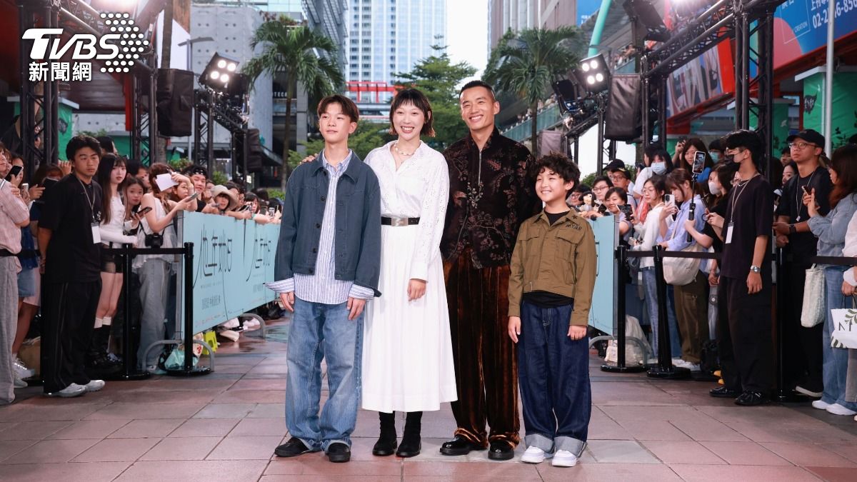 「小薯仔」王子軒、韓佩瑤、陳澤耀、「小番茄」黃梓曜。(圖/趙世平攝)