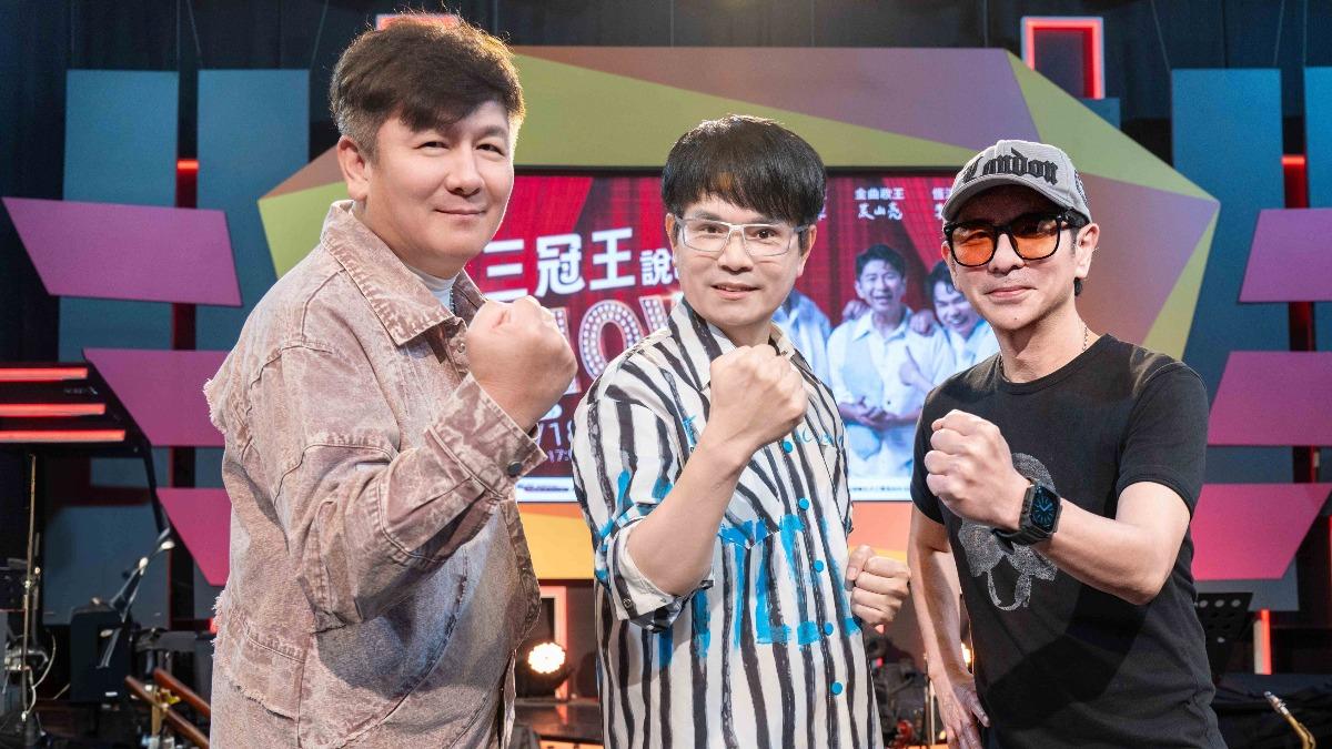 劉家榮(左)曾遇上聲帶肌肉萎縮,差點無法唱歌。(圖/瑞揚創意提供)