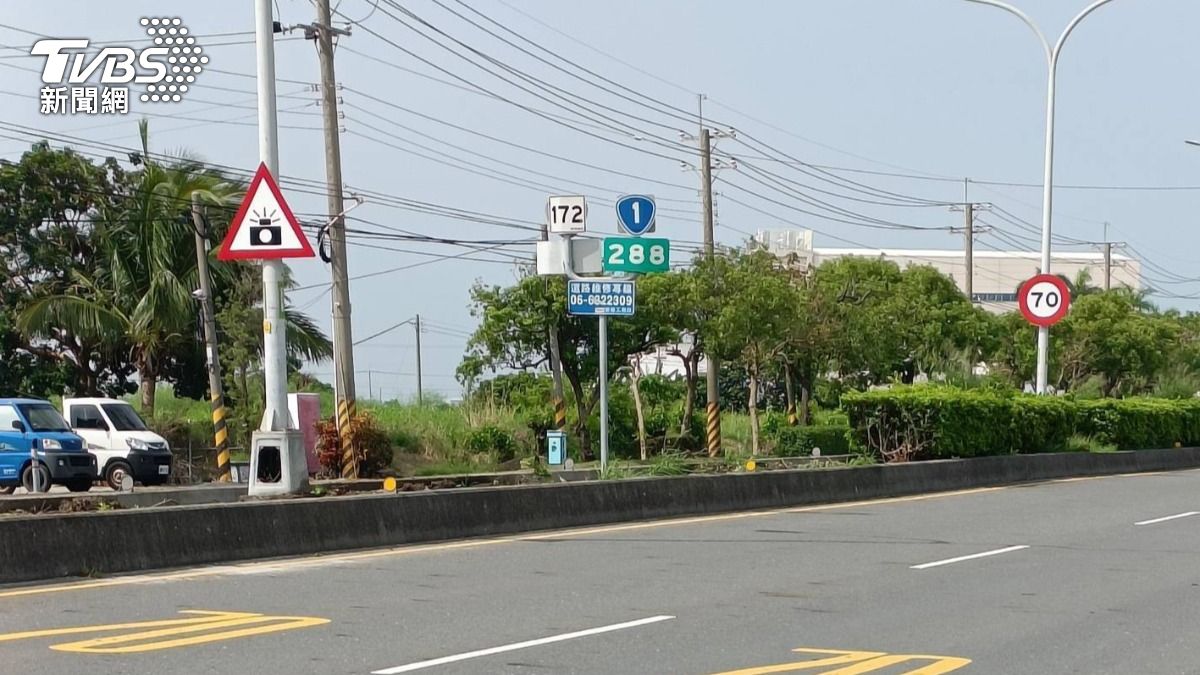 中172甲線為白河市區通往後壁火車站的主要道路。(圖/TVBS)