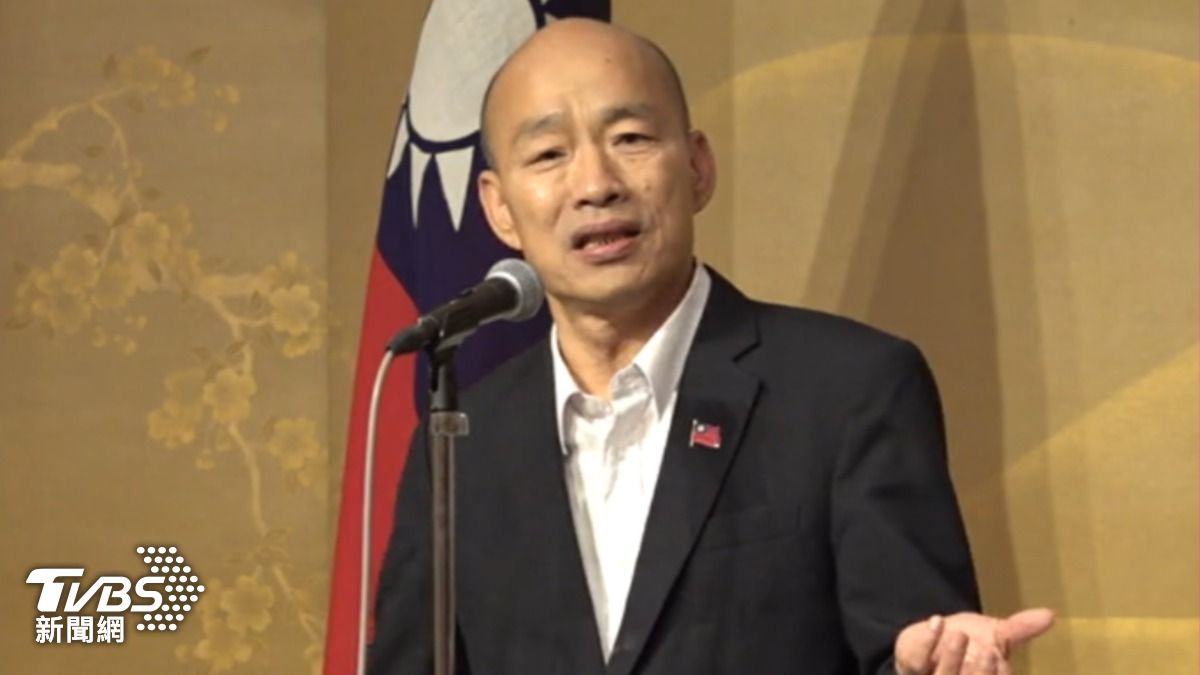 立法院長韓國瑜9/26在東京帝國飯店,與僑界領袖晚宴。(圖/TVBS)