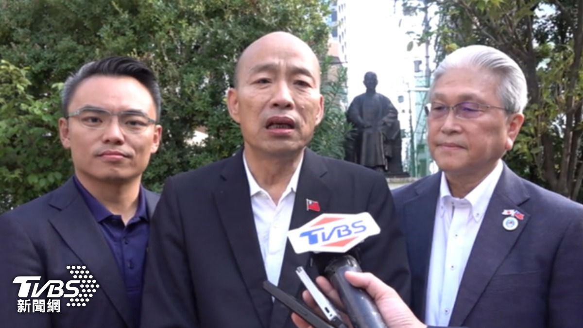 立法院長韓國瑜訪日遭大陸外交部關注，他表示這種打壓沒有必要。(圖/TVBS)