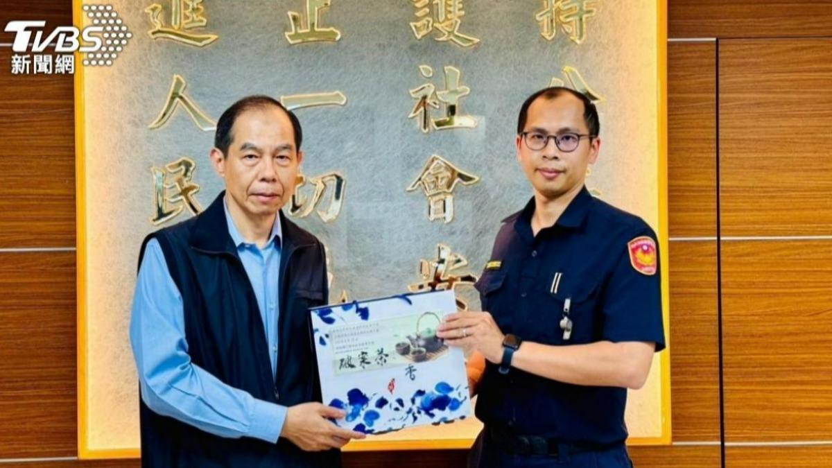 不幸殉職的所長劉宗鑫(右)。(圖/TVBS資料畫面)