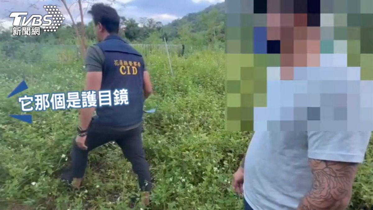 男趁亂打劫檳榔攤遭警方逮捕。（圖／TVBS）