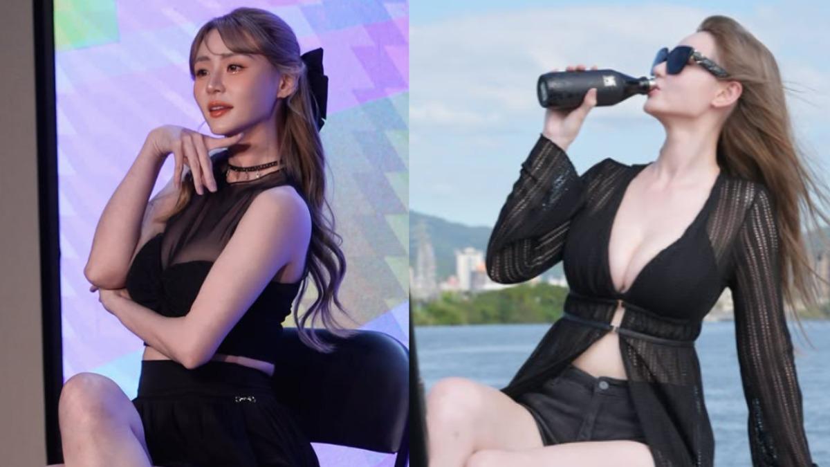 啦啦隊女神短今濕身脫了! 深V「擠出超兇曲線」放話:做浪上最美的花