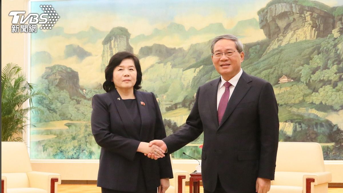 北韓外長崔善姬訪中,9月29日上午與大陸國務院總理李強會面。(圖/達志影像美聯社)