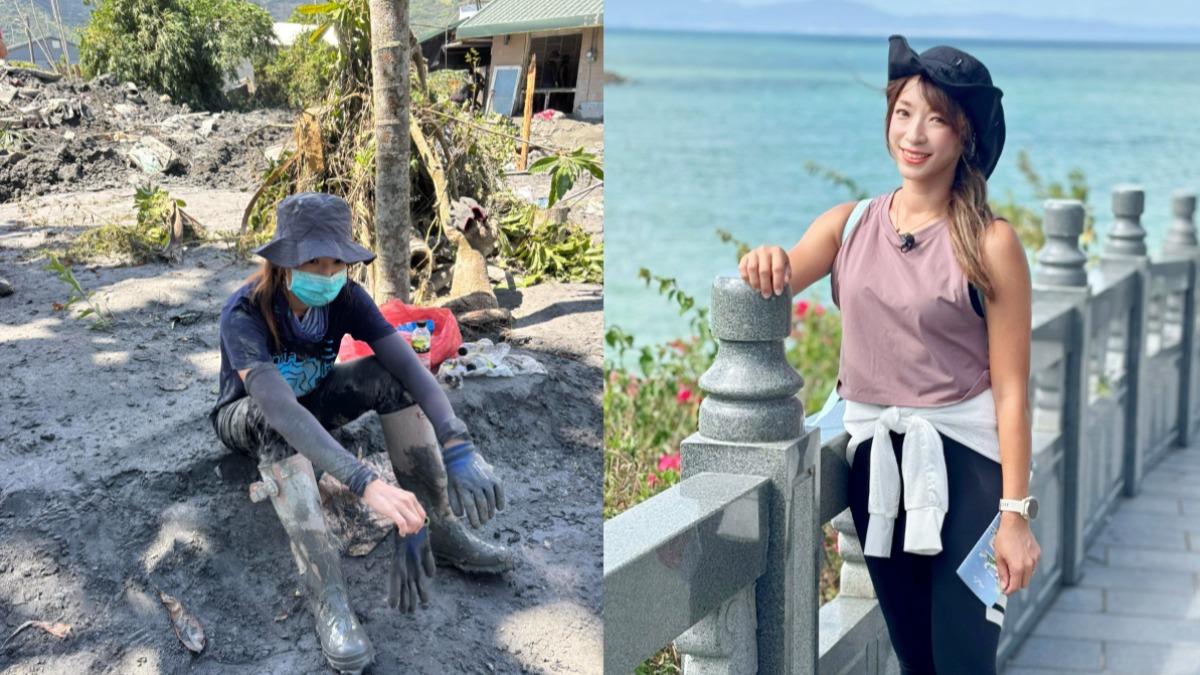 手套浸濕磨到起水泡!女主持曝「救災5觀察」:不只要鏟子超人