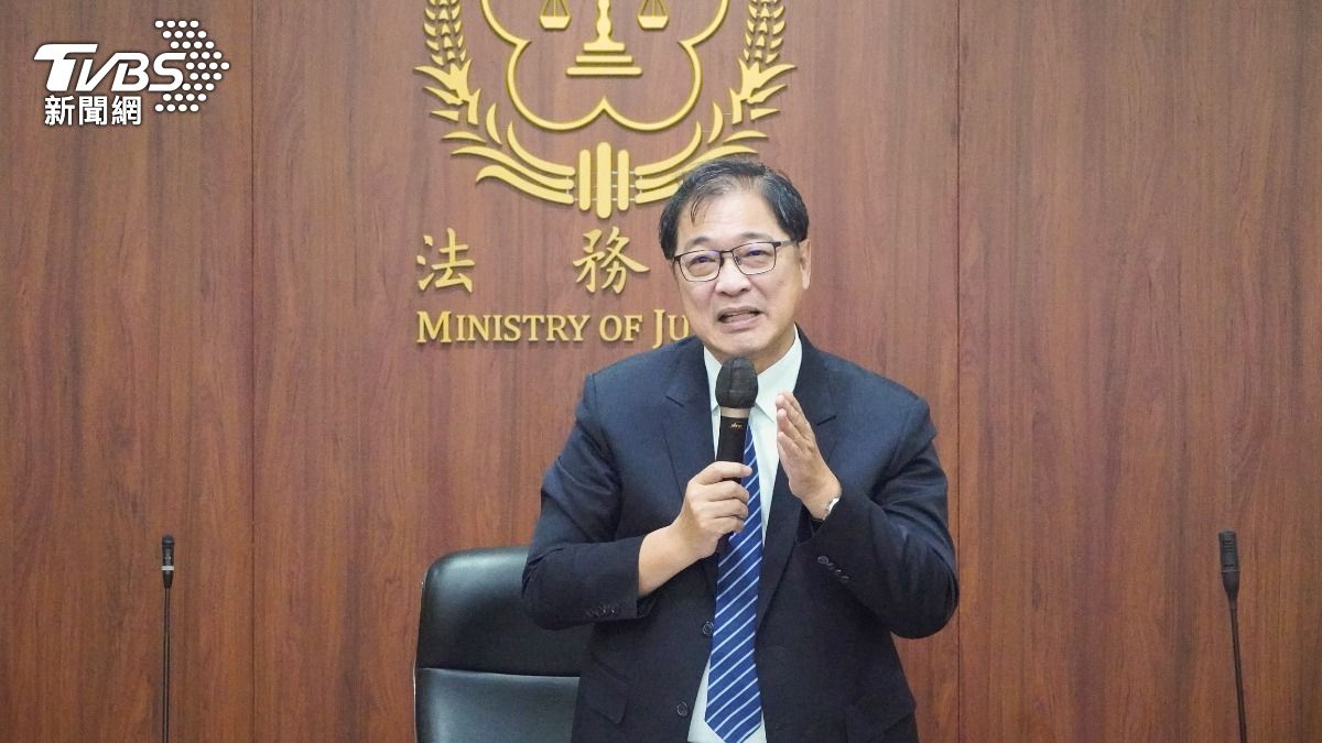 法務部長鄭銘謙。（圖／TVBS）