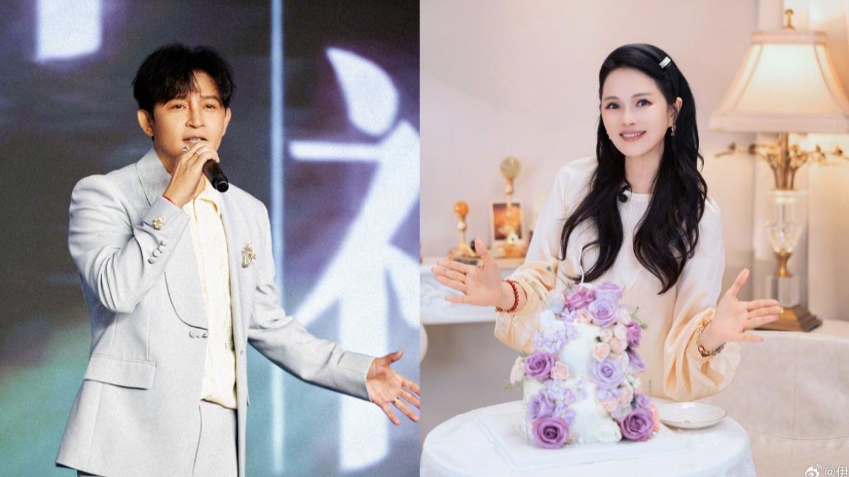 陳志朋成台星輸誠第一人,伊能靜也跟進轉發。(圖/翻攝自陳志朋、伊能靜微博)
