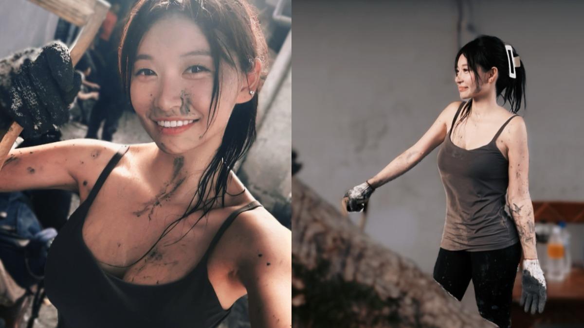 祈錦鈅好無奈!花蓮救災遭酸「曬事業線擺拍」 連笑也被罵:是罪過