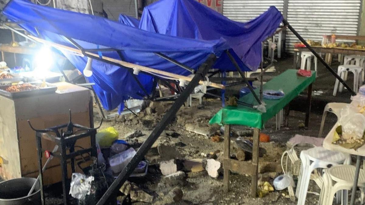 菲律賓宿霧強震,造成當地許多地方傳出災情。(圖/旅遊部落客「熊熊來七逃」提供)
