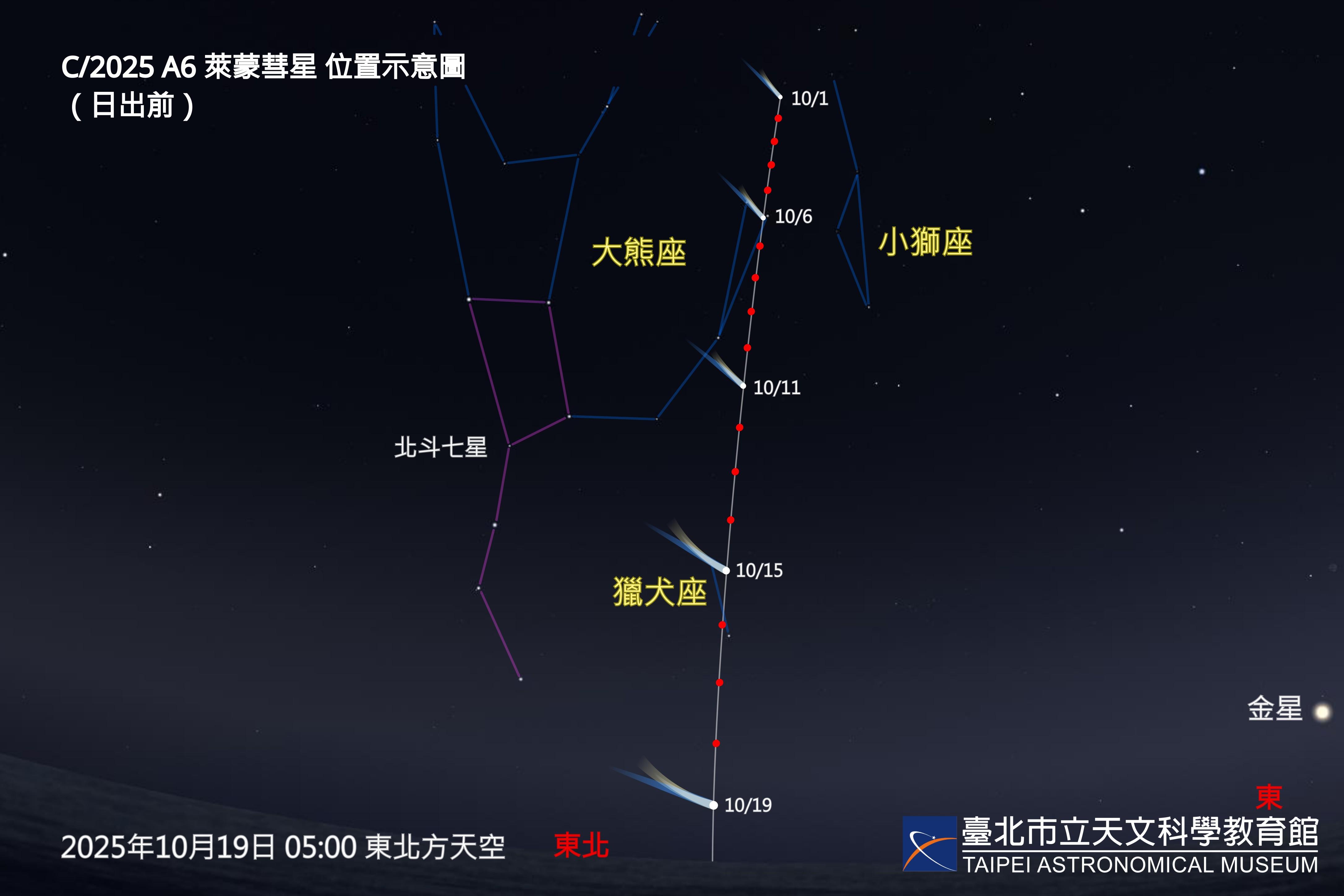 流星雨-彗星-看流星-10月天象