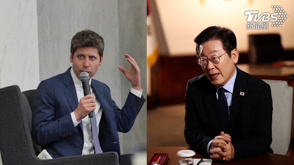 奧特曼離台後　將拜會南韓總統、三星及海力士高層