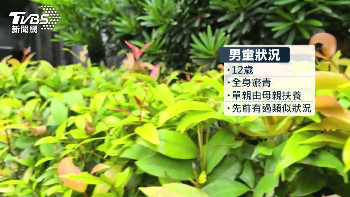 嫌12歲童買咖啡慢 狠心母虐打全身瘀青。(圖/TVBS)