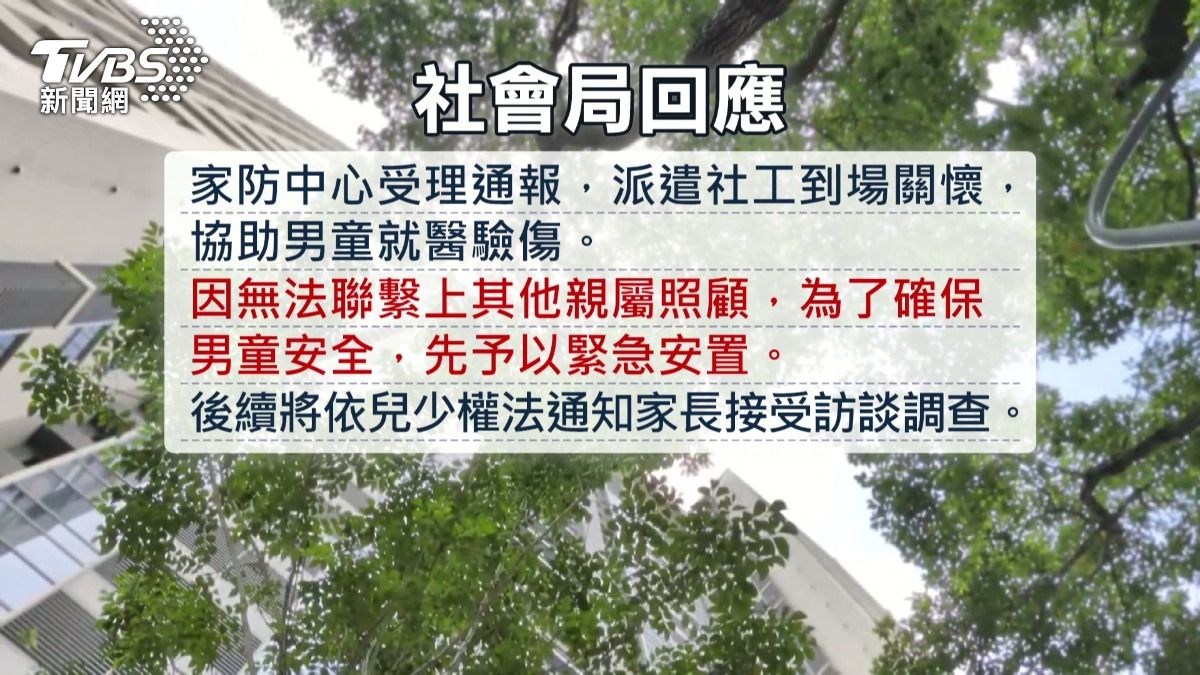 台中12歲男童買咖啡慢挨揍!滿身傷痕 鄰居報警揭虐童。(圖/TVBS)