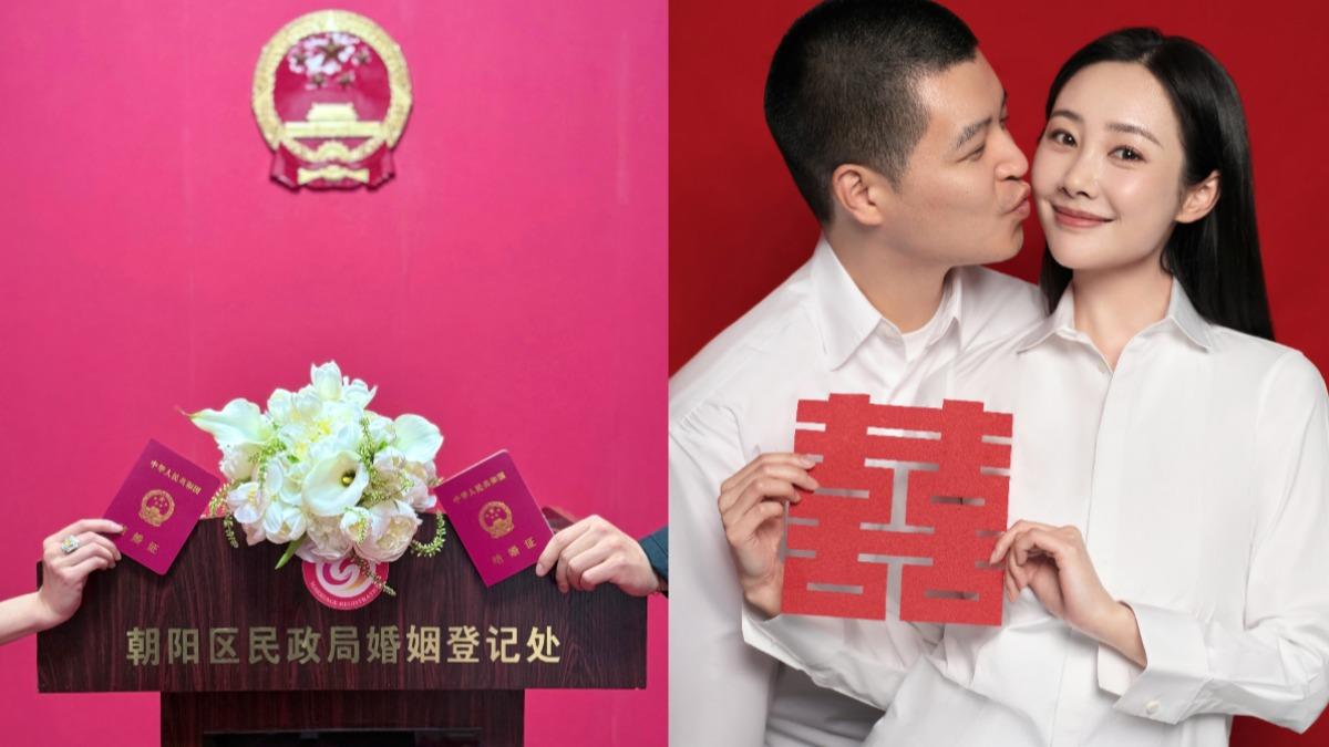 兩人在社群平台上同步發文。(圖/翻攝自李純微博)