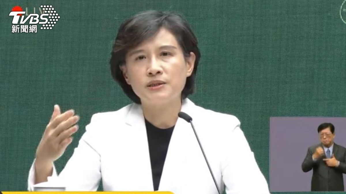 行政院副院長 鄭麗君。(圖/TVBS)