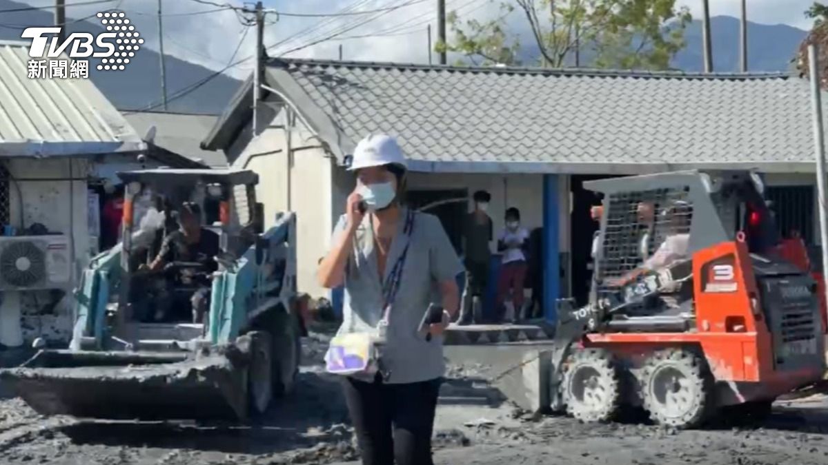 災後第十天，光復鄉還有不少民宅在等待復原。（圖／TVBS）