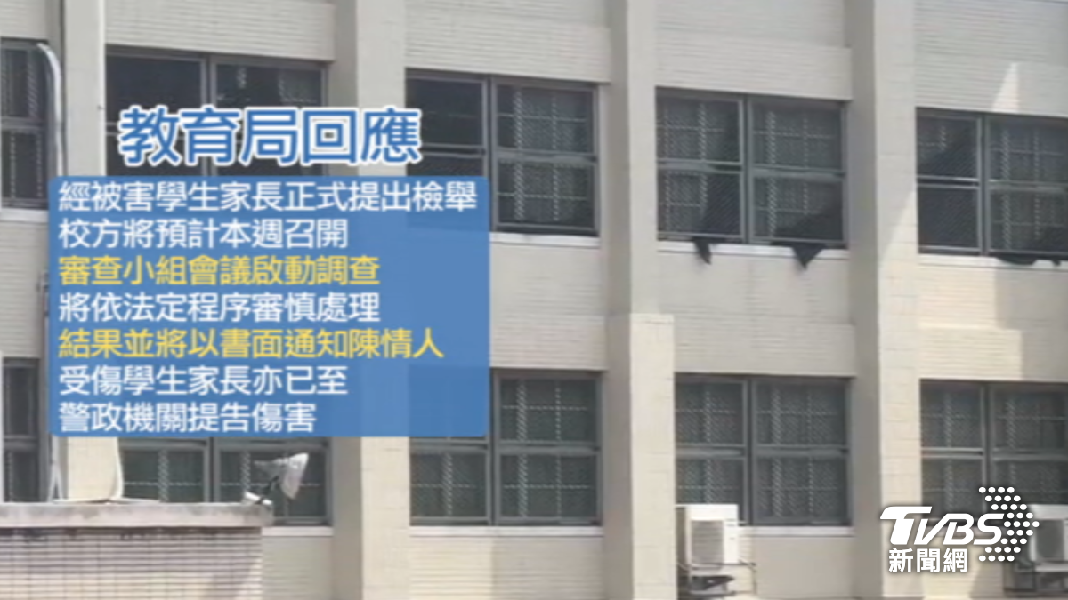 校方啟動霸凌調查。(圖/TVBS)