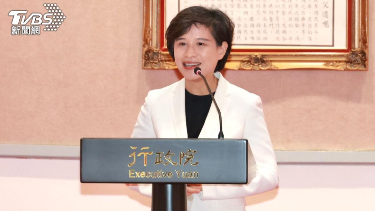 領軍談判小組的行政院副院長鄭麗君。（資料圖／潘建樺攝）