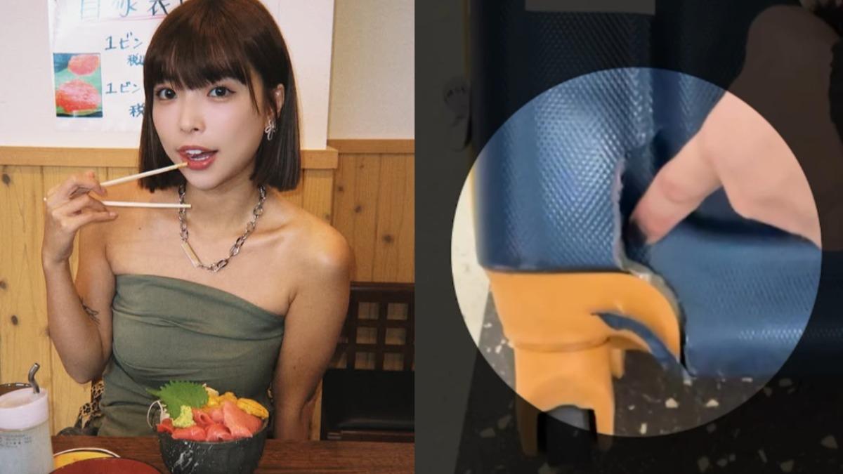 出國行李箱被摔破!華航暖賠「最大新箱」 一隻阿圓:被寵上天