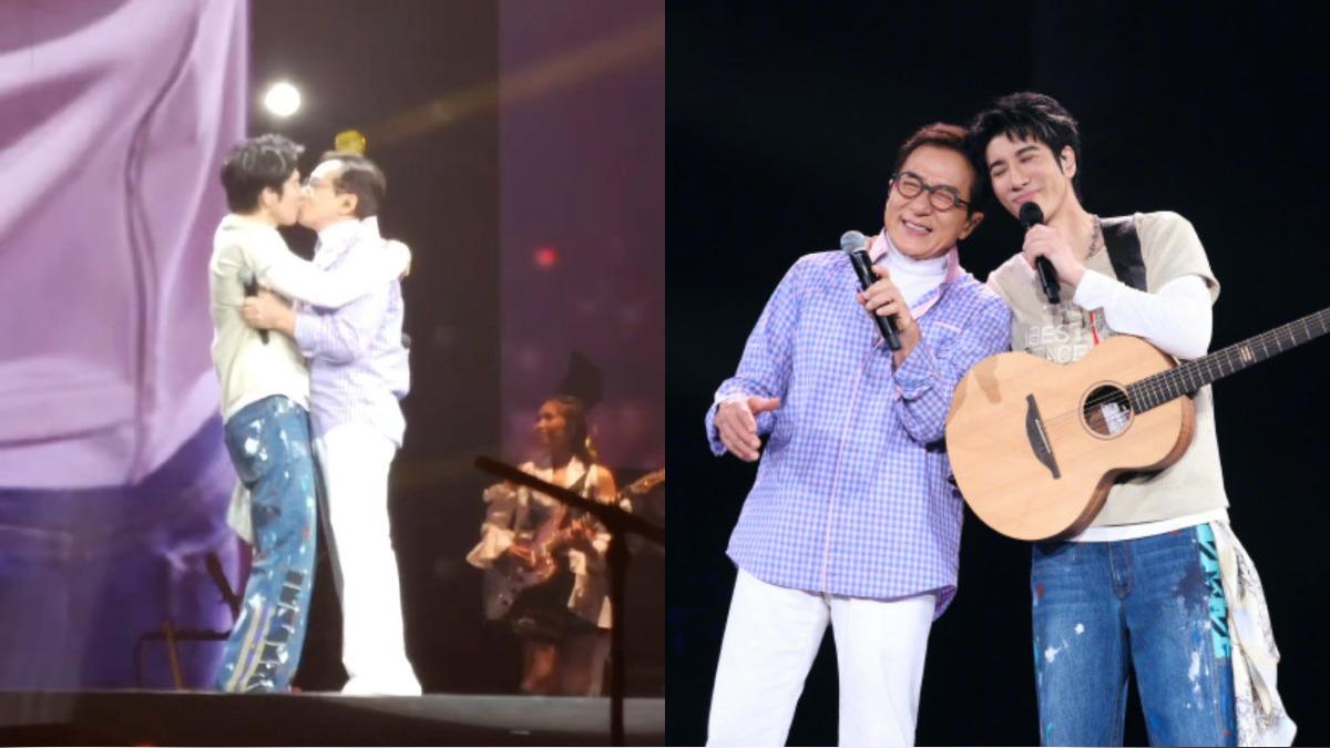 成龍、王力宏台上「嘴對嘴親吻」:最難忘的時光!粉絲全暴動