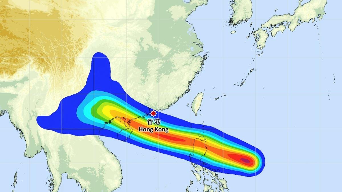 三颱接力?「麥德姆」週末逼近香港 港天文台:挾強風暴雨