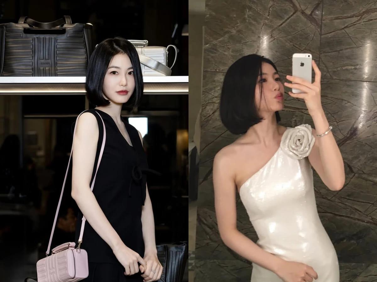 辛叡恩的一刀切鮑伯，適合五官清秀的人。（圖／翻攝自辛叡恩 IG）