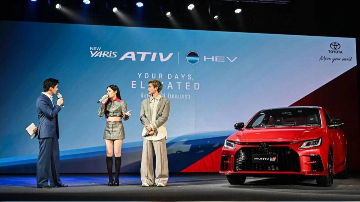 泰國小型房車市場戰火正旺，隨著中國品牌大舉進攻，Toyota選在8月底推出全新Vios Hybrid（當地稱Yaris Ativ HEV）。（圖／Toyota提供）