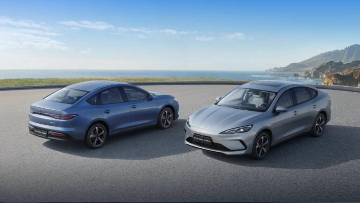 Seal 5 DM-i車身尺碼長4,780mm、軸距2,718mm，遠大於Vios Hybrid，後座與行李廂空間更有優勢。（圖／比亞迪提供）
