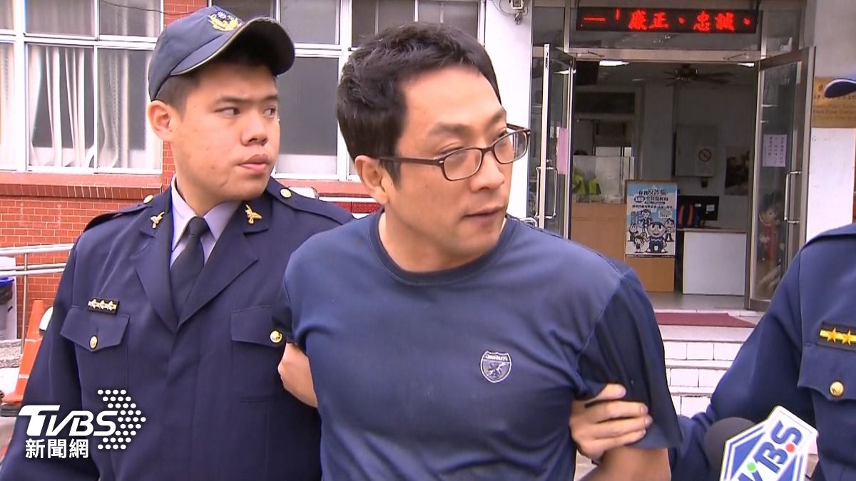 邱姓男子，犯案後拒絕夜間偵訊。(圖／TVBS) 