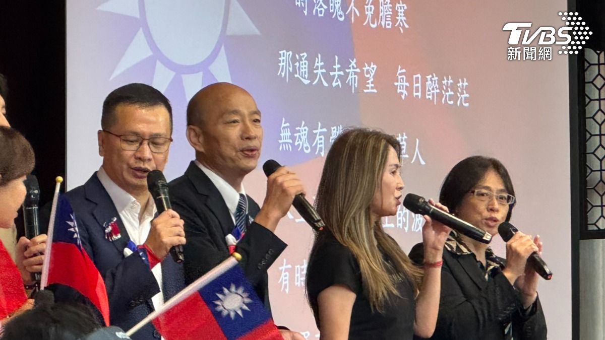 唱愛拚才會贏!羅智強邀喊加油 韓國瑜:怕誤會只說心想事成