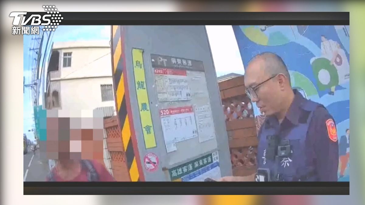 這名60歲的戴姓男子,根本就是高雄內門人,由於裝可憐,不少人主動給予金錢物資(圖/TVBS)