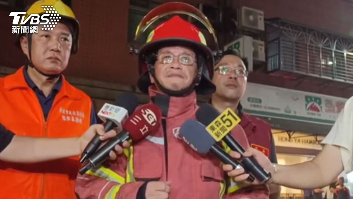 新北市政府消防局局長 陳崇岳。(圖/TVBS)
