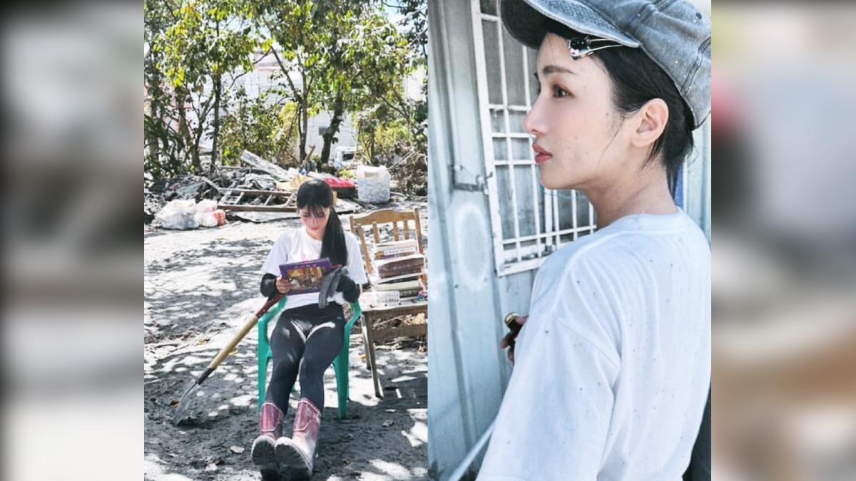 一放假就「奔向花蓮」!林岱縈救災見溫暖︰謝謝每一辛苦付出的人