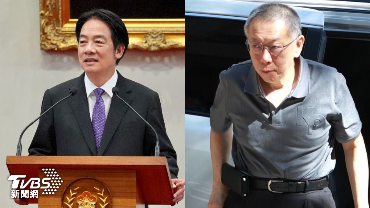 賴清德生日恰逢中秋節!柯文哲送上「4個字」 笑回:不會講壞話