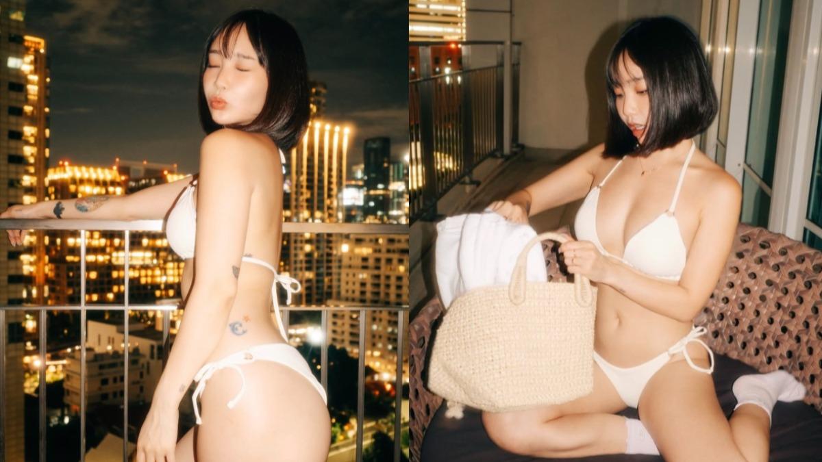 陳芳語恢單大解放！比基尼辣曬渾圓美體被看光　羞認：玩過頭了