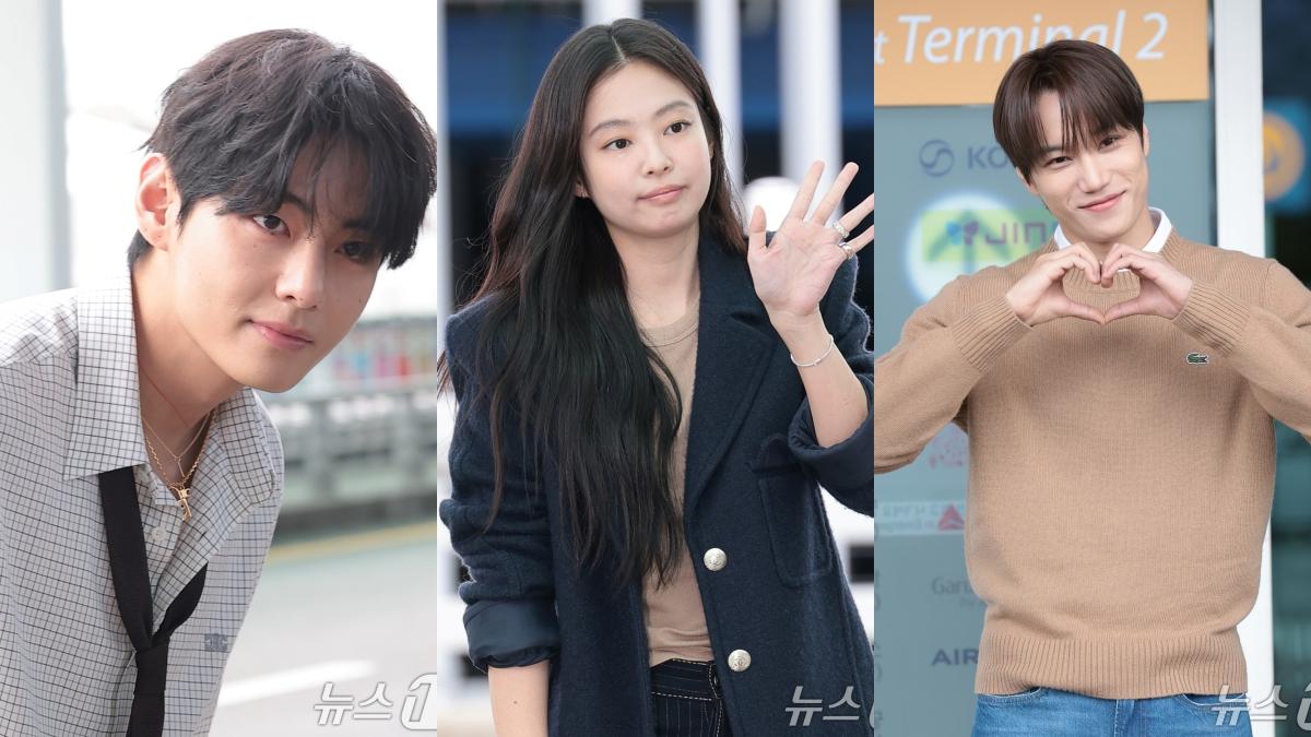 機場成舊愛修羅場！Jennie跟Kai、V搭同航班　韓網吃瓜：一定很尬
