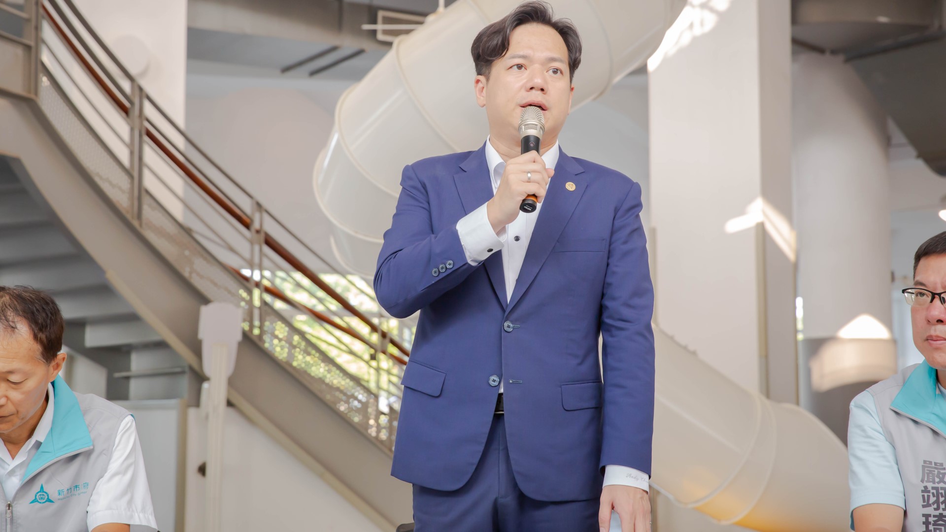 新竹國際風箏節登場!邱臣遠代理市長視察確保安全、交通無虞