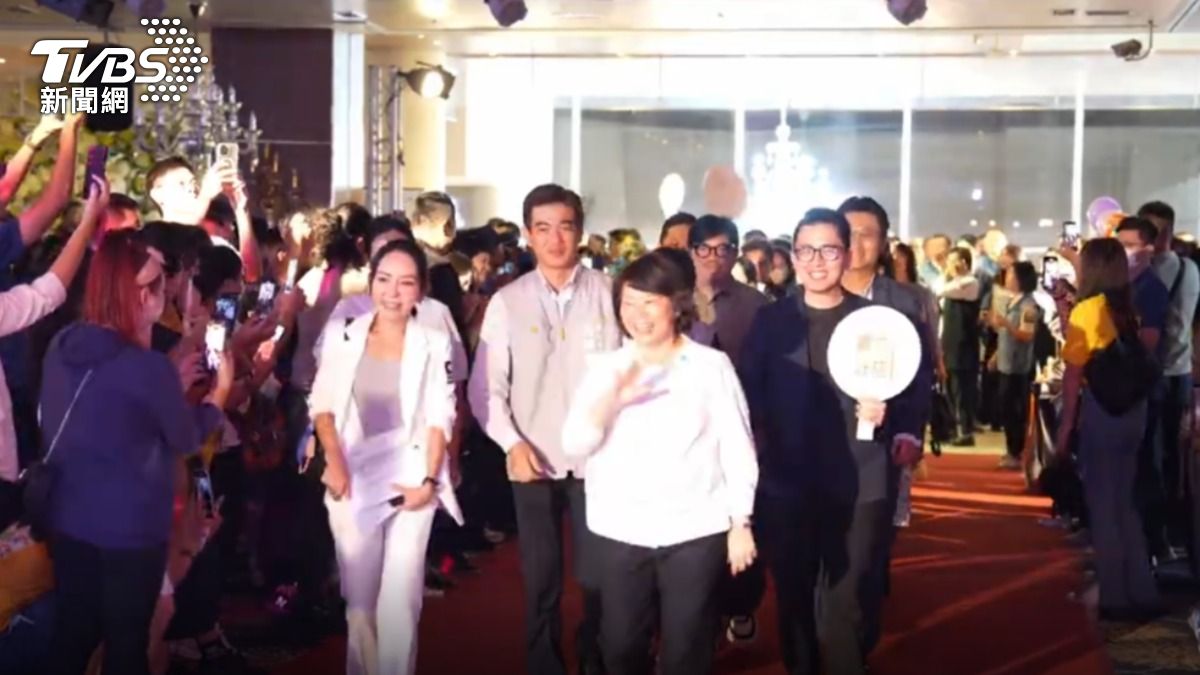 嘉義市長黃敏惠出席「五星連線 閃耀金馬」記者會。(圖/TVBS)