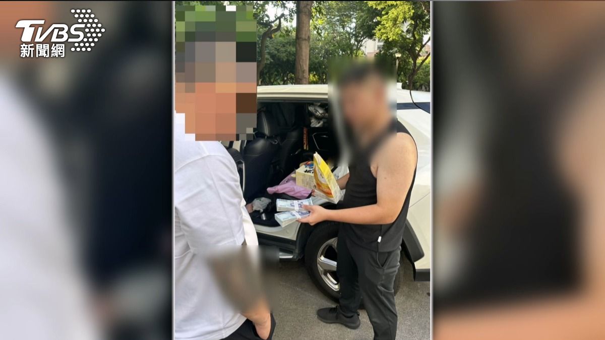  55萬現金車內被偷　警方神速逮竊嫌。(圖／TVBS) 