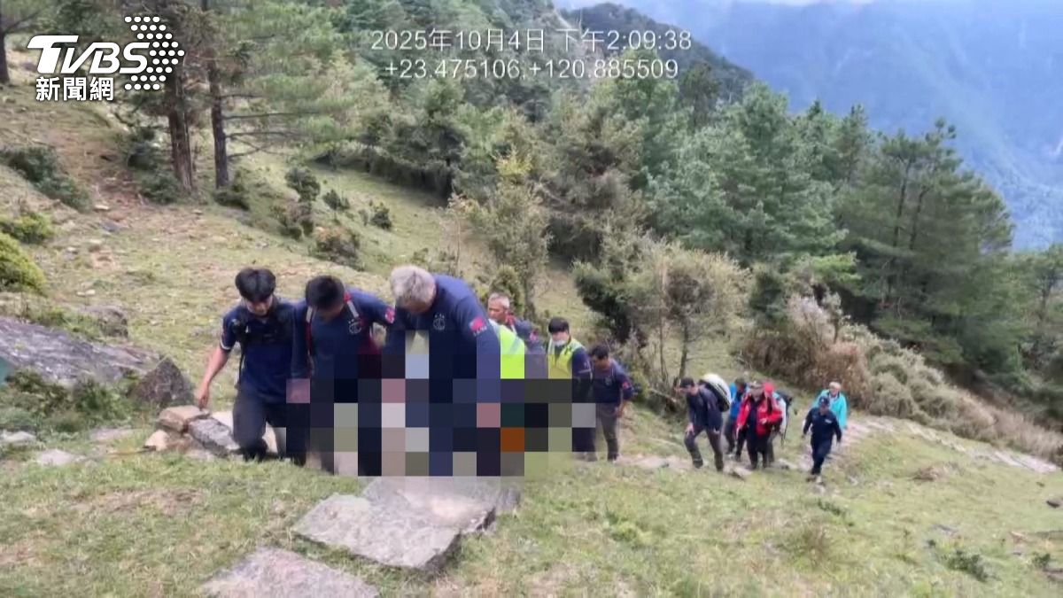 麟趾山驚傳山難!51歲男獨攀「突胸悶」緊急救援4小時不治。(圖/TVBS)
