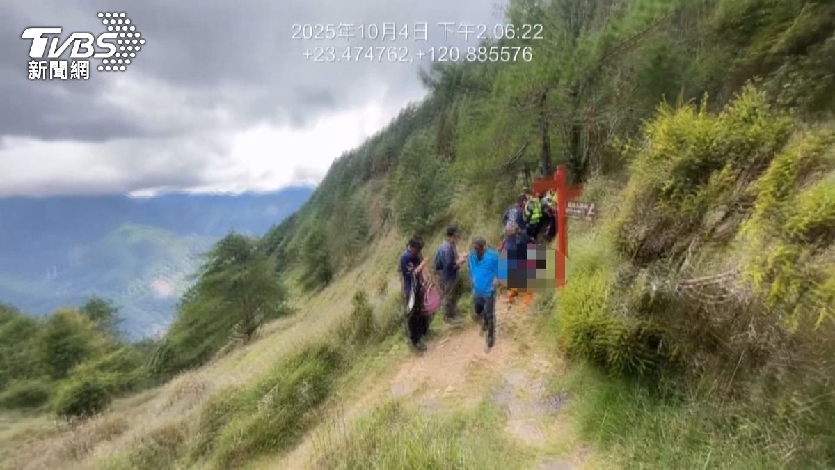 獨攀麟趾山「胸悶想吐」 51歲男命喪山區。(圖/TVBS)